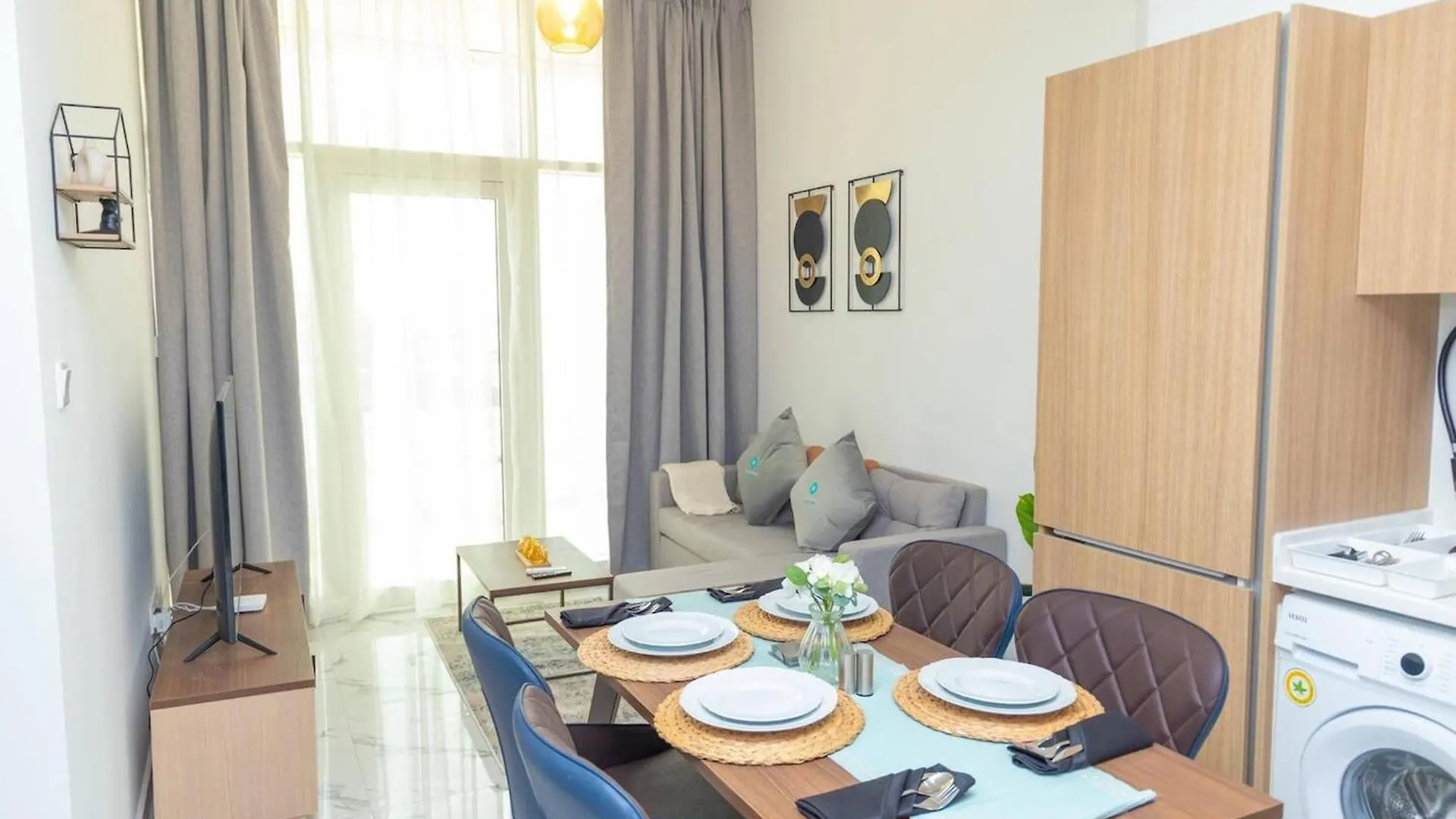 公寓 Bloomfields 1Br In Oasis Masdar City 阿布扎比